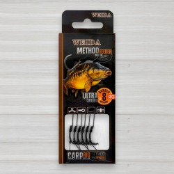 Повідець корповий для волосяних монтажів Weida Method Feeder GZ-14, 6шт/уп, № 8